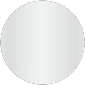 Loevschall Refine Round spejl, Ø80 cm, børstet aluminium