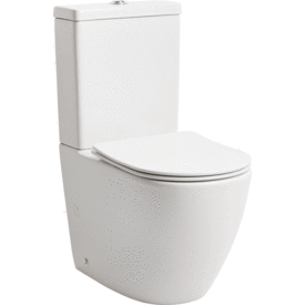 Lavabo Studio toalett, utan spolkant, vit
