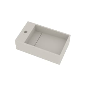 Ideavit SolidCube-50 håndvask, 50x30 cm, mat hvid