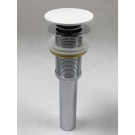 Ideavit bundventil, push-open, mat hvid