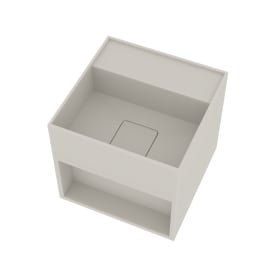 Ideavit SolidBliss-30SH håndvask, 30x30 cm, mat hvid