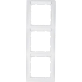 10 stk Ramme 3M med tekstfelt lod S.1 9010 mat hvid