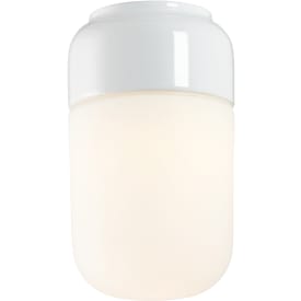 Loft- og væglampe Ohm 100/170, E27, hvid/opal, IP44