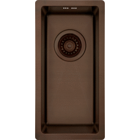Lavabo Kubus 180 Soft køkkenvask, 22x44 cm, bruneret messing