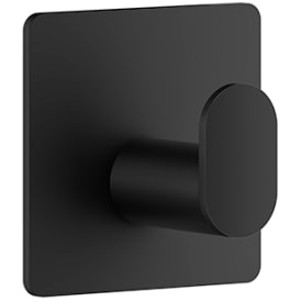 Smedbo cube enkelkrog. sort. selvklæbende. 48 x 48 mm.