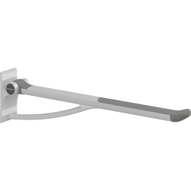 Pressalit Care Plus armstöd, 85 cm, grå