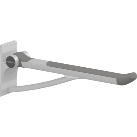 Pressalit Care Plus armstöd, 70 cm, grå