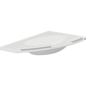 Pressalit Care Matrix Angle Deep servant, 100x57,1 cm, venstre, hvit