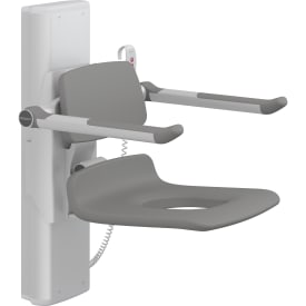 Pressalit Care Plus brusesæde 450, elektrisk, grå