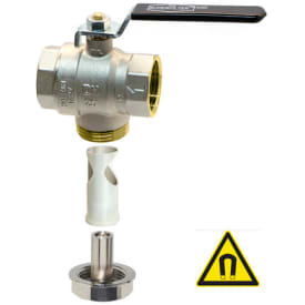 Filterkuglehane M/magnet 1"