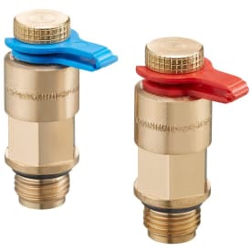 Oventrop rødgods målestuds, sæt af 2stk. 1/4"