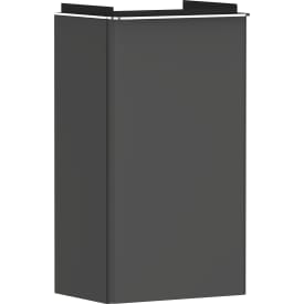 Hansgrohe Xelu Q underskab, 34x26,5 cm, venstre, mat grå