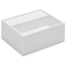 Cosmic Compact håndvask, 40x40 cm, mat hvid