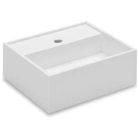 Cosmic Compact håndvask, 40x40 cm, mat hvid