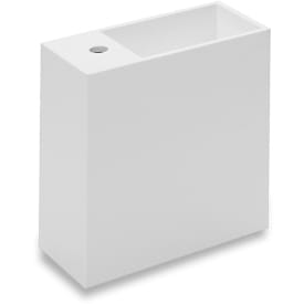 Cosmic Compact håndvask, 40x20 cm, mat hvid