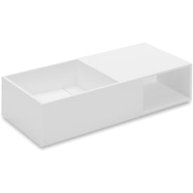 Cosmic Compact håndvask, 80x40 cm, mat hvid