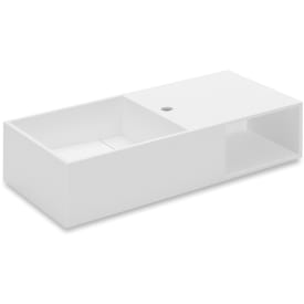 Cosmic Compact håndvask, 80x40 cm, mat hvid