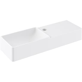 Cosmic Fancy håndvask, 40x20, højre, mat hvid