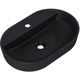 Cosmic Wish tvättställ, 62x41 cm, matt svart