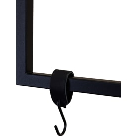 Metallbude S-krog, sort, 6 stk