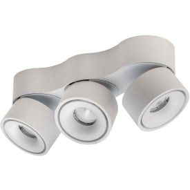 Antidark Easy Triple spotlampa, vit