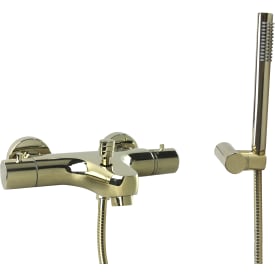 Cassøe badkarsblandare, polerad mässing