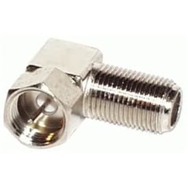 F-kontaktadapter hann/hunn, vinklet, FVI
