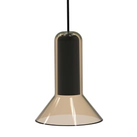 Corpa Bass Anheng champagne GU10 max 9W, Håndblåst glass