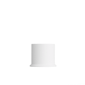 Sackit London bordlampefod, hvid, 5 cm