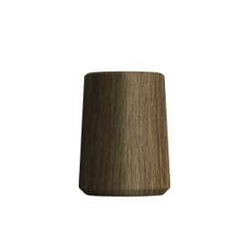Sackit Oslo bordslampfot, rökt ek, 10 cm