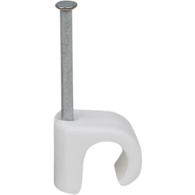 100 stk Clips 8-12/30 mm hvid (100)