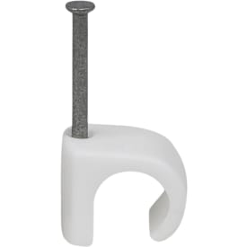 100 stk Klips 10-14/30 mm hvite (100)