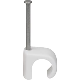 1000 stk Clips 10-14/35 mm hvid (100)