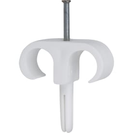 800 stk Plugs Clips Dobbel PC-D 14-18, 2,5 x 40 mm, hvid (800)