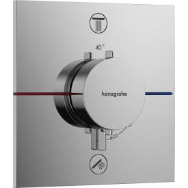 9 stk Hansgrohe ShowerSelect Comfort E brusearmatur, krom