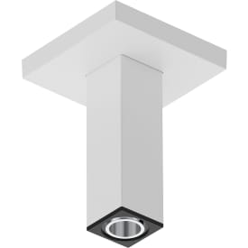 Hansgrohe brusearm, 10 cm, mat hvid