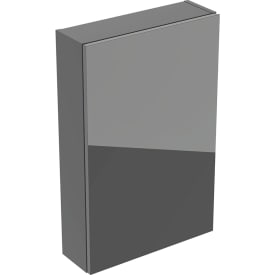 Geberit Acanto overskab, 45x15 cm, grå glas