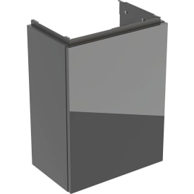 Geberit Acanto tvättställsunderskåp, 39,2x24,6 cm, grått glas