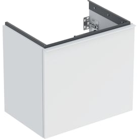 Geberit Acanto tvättställsunderskåp, 59,2x41,5 cm, matt vit