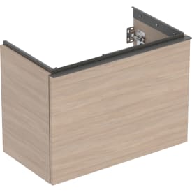 Geberit Acanto tvättställsunderskåp, 74x41,5 cm, ek