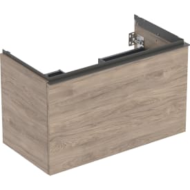 Geberit Acanto underskåp, 88,8x47,5 cm, valnöt