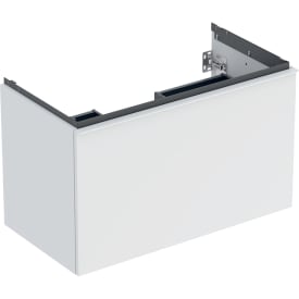 Geberit Acanto tvättställsunderskåp, 88,8x47,5 cm, matt vit