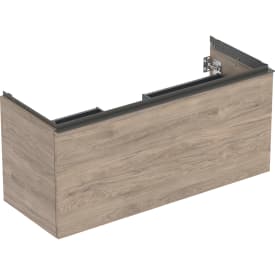 Geberit Acanto tvättställsunderskåp, 118,4x47,5 cm, valnöt