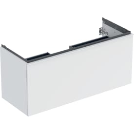 Geberit Acanto tvättställsunderskåp, 118,4x47,5 cm, matt vit