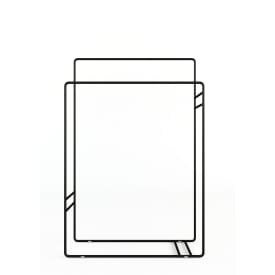 Metallbude Delaya håndklædeholder, 60 cm, sort