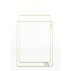 Metallbude Delaya håndklædeholder, 60 cm, beige