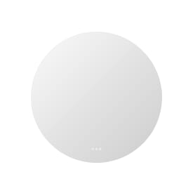 Dansani Corona spejl med lys, dæmpbar, touch, Ø90 cm