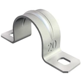 25 stk Kabelbøjle 605 G, 50 mm, 2-lap, galvanisk forzinket (25)