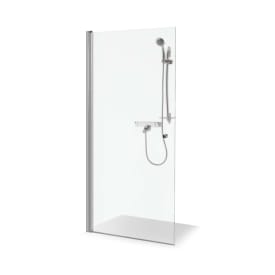 Brasta Viktorija brusedør, 87,7 cm, klart glas, krom profil