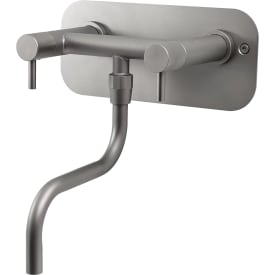 Frostline Eqi uteköksblandare, för 300-550 mm vägg, rostfritt stål